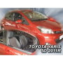 Heko Déflecteurs de ventanille avant pour Toyota Yaris III (XP130) 5D 2011-2020