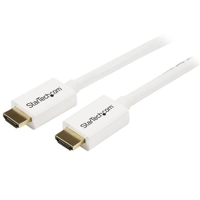 Câble HDMI Startech HD3MM5MW Blanc 5 m Câble HDMI Startech HD3MM5MW Blanc 5 m