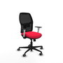 PIQUERAS Y CRESPO Chaise Alfera Synchrone Maille Rouge/Tissu Noir