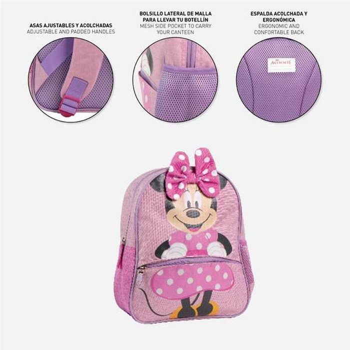 Cartable Minnie Mouse Rose