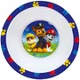 Fun House Lot de vaisselle Pat'Patrouille - 7 pièces : 2 assiettes creuses 16 cm, verre, couverts, gourde, gobelet avec paille et mug