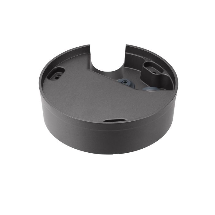 Hanwha - Boîtier Arrière Étanche en Aluminium 147.5x73.3 mm IP66/IK10 Gris Foncé, Compatible Caméra Bullet QNO-6082R