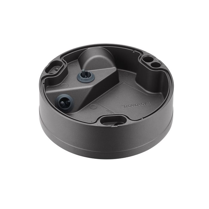 Hanwha - Boîtier Arrière Étanche en Aluminium 147.5x73.3 mm IP66/IK10 Gris Foncé, Compatible Caméra Bullet QNO-6082R