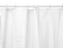 Berilo Rideau de Douche Transparent Blanc 180x180 cm (Set de 12)