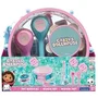 Lexibook Set Musical Gabby et la Maison Magique avec 7 Instruments (Tambour, Maracas, Castagnettes, Harmonica, Trompette, Tambourin, Flûte) - Boîte de Rangement Tambour Inclus