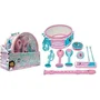 Lexibook Set Musical Gabby et la Maison Magique avec 7 Instruments (Tambour, Maracas, Castagnettes, Harmonica, Trompette, Tambourin, Flûte) - Boîte de Rangement Tambour Inclus