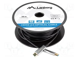 LANBERG Câble HDMI 2.0 Optique AOC 10m Noir