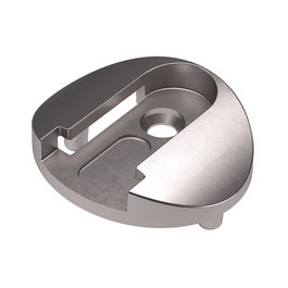 ITALIANA FERRAMENTA Kraby MD05 - Plaque de fixation de côté en nickel pour outillage