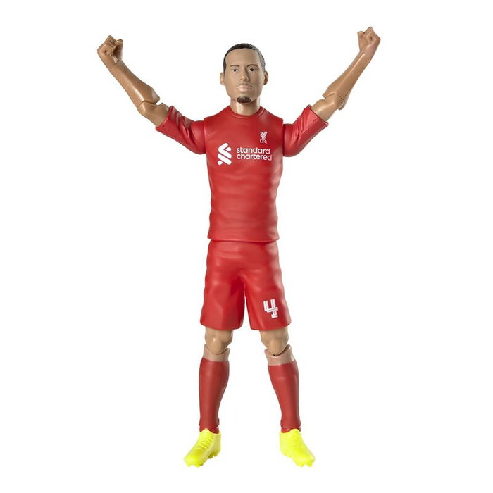 BANBO TOYS Figura Action Virgil van Dijk - Joueur Liverpool Football Club - Figurine Articulée 20 cm BANBO TOYS Figura Action Virgil van Dijk - Joueur Liverpool Football Club - Figurine Articulée 20 cm