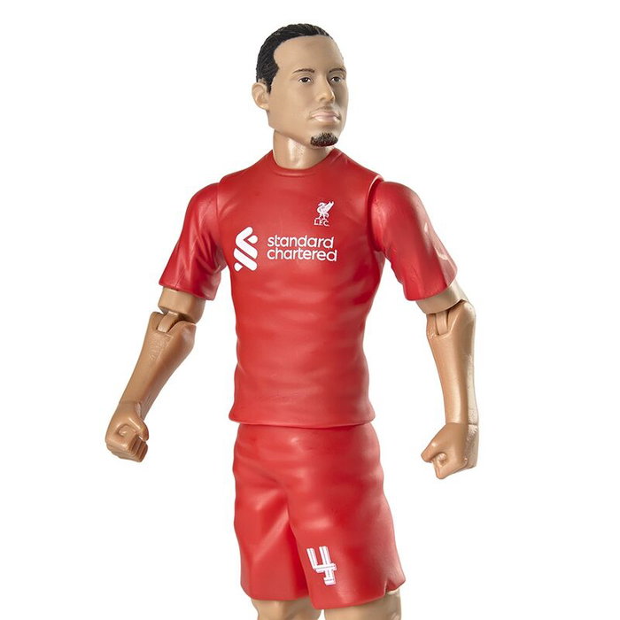 BANBO TOYS Figura Action Virgil van Dijk - Joueur Liverpool Football Club - Figurine Articulée 20 cm BANBO TOYS Figura Action Virgil van Dijk - Joueur Liverpool Football Club - Figurine Articulée 20 cm