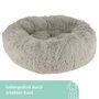 Kerbl Corbeille Fluffy Gris clair Ø60 x 18 cm