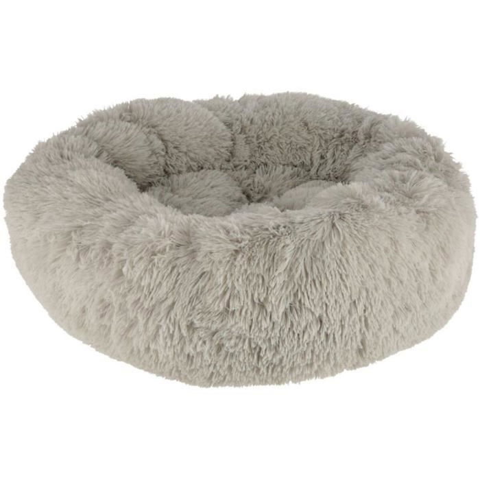 Kerbl Corbeille Fluffy Gris clair Ø60 x 18 cm Kerbl Corbeille Fluffy Gris clair Ø60 x 18 cm