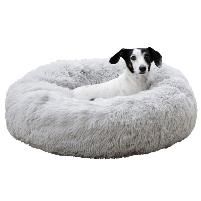 Kerbl Corbeille Fluffy Gris clair Ø60 x 18 cm Kerbl Corbeille Fluffy Gris clair Ø60 x 18 cm