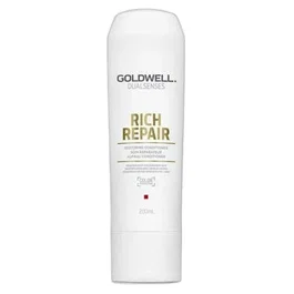 Goldwell RICH REPAIR Après-shampooing Revitalisant Cheveux Secs et Abîmés - Facilite le Démêlage, Anti-casse - 200 ml