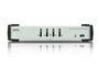 Aten CS1914 Commutateur KVM DisplayPort 4 ports USB 3.0 - Résolution 4K à 30 Hz - Hub USB 3.1 - Câbles inclus