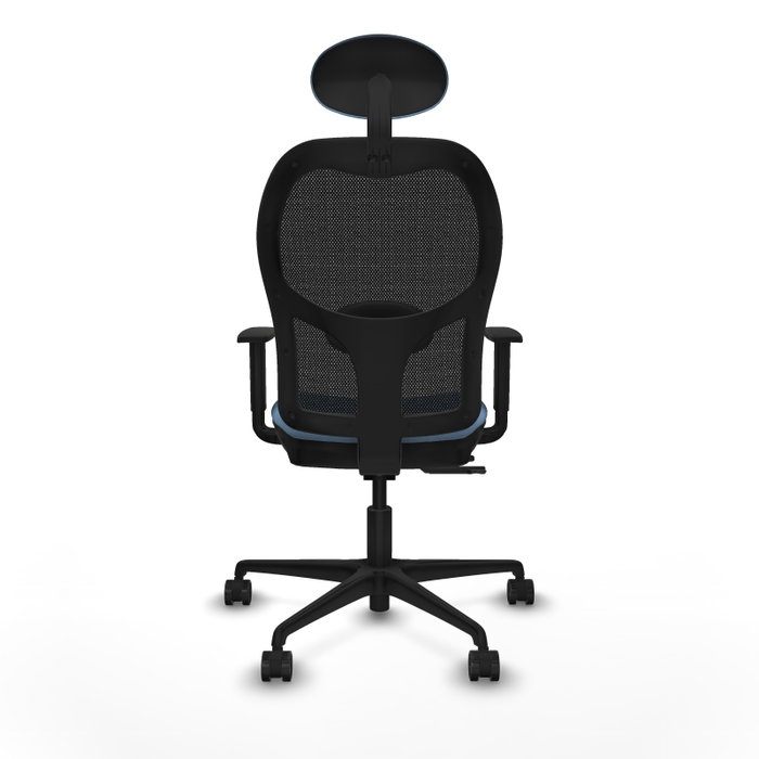 Piqueras Y Crespo Chaise de bureau Jorquera Sincro/Traslack Bleu ciel/Noir Piqueras Y Crespo Chaise de bureau Jorquera Sincro/Traslack Bleu ciel/Noir