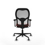 Piqueras y Crespo 3D036G0 Chaise de Bureau Orange Foncé