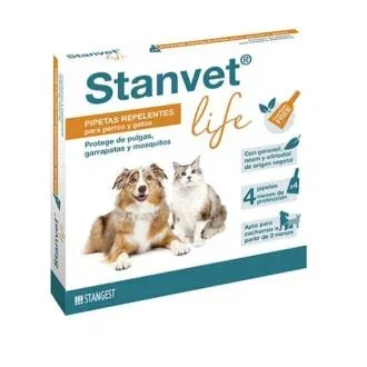 STANGEST VET Stanvet Life Pipeta Natural Chien Chat +2 Mois 4 U Vet STANGEST VET Stanvet Life Pipeta Natural Chien Chat +2 Mois 4 U Vet