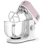 Kenwood KMX754PP Robot Pâtissier Multifonction - 1000W, Bol Verre 5L, 2 Sorties Accessoires, 15 Accessoires Inclus, Variateur 6 Positions, Rose Pastel