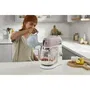 Kenwood KMX754PP Robot Pâtissier Multifonction - 1000W, Bol Verre 5L, 2 Sorties Accessoires, 15 Accessoires Inclus, Variateur 6 Positions, Rose Pastel
