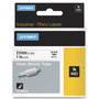 Dymo Rhino Heat Shrink Tube 24 mm x 1,5 m noir sur blanc