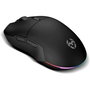 Souris Krom NXKROMKOMET 2400 dpi Noir Rouge