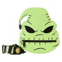 LOUNGEFLY Sac bandoulière Oogie Boogie - L'Étrange Noël de Monsieur Jack Disney, Vegan en PU, Réglable, Broderies, Détails Fluorescents, 17.5x25x5 cm