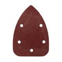 WOLFPACK LINEA PROFESIONAL Feuilles de ponçage Delta Velcro grain 40, 10 pièces