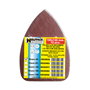 WOLFPACK LINEA PROFESIONAL Feuilles de ponçage Delta Velcro grain 40, 10 pièces