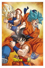 Dragon Ball Super 3D Affiche Champa Goku 38 x 58 cm