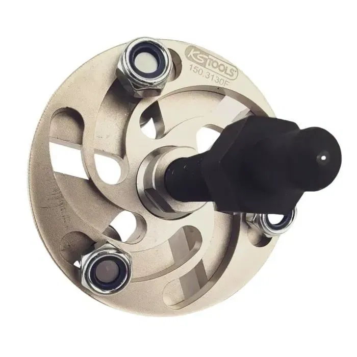 KS Tools 150.3130F - Extracteur de poulie universel à 3 griffes pour moteurs, compact et adapté à différents diamètres