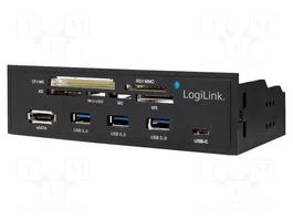 LOGILINK Hub USB UA0341 avec eSATA, USB-A, USB-C et USB 3.0 5Gbps