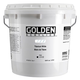 Golden Peinture Acrylique Heavy Body Blanc de Titane 3,78 L