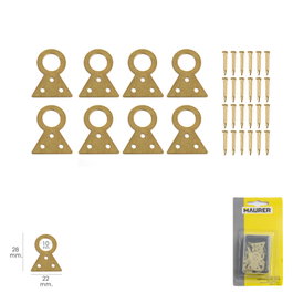 MAURER Cuelga Cuadros Fijo Nº1 - Lot de 8 pièces