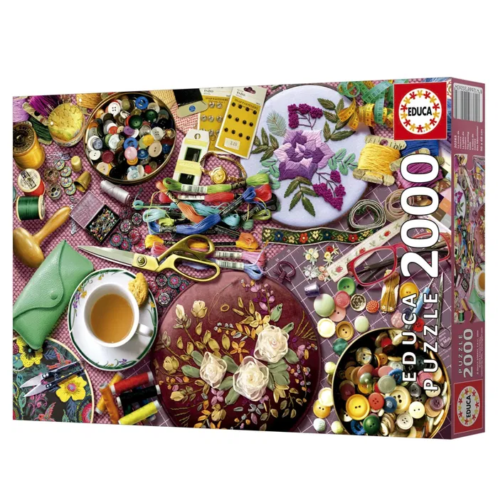 Educa Puzzle La Table de Couture 2000 pièces 96x68 cm pour adultes dès 15 ans