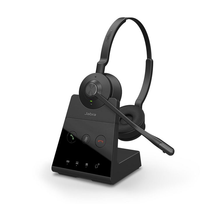 Jabra Engage 65 Stereo - Casque sans fil professionnel DECT - Bluetooth 5.0, portée 150 m, réduction de bruit, 13h d'autonomie, noir Jabra Engage 65 Stereo - Casque sans fil professionnel DECT - Bluetooth 5.0, portée 150 m, réduction de bruit, 13h d'autonomie, noir