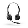 Jabra Engage 65 Stereo - Casque sans fil professionnel DECT - Bluetooth 5.0, portée 150 m, réduction de bruit, 13h d'autonomie, noir