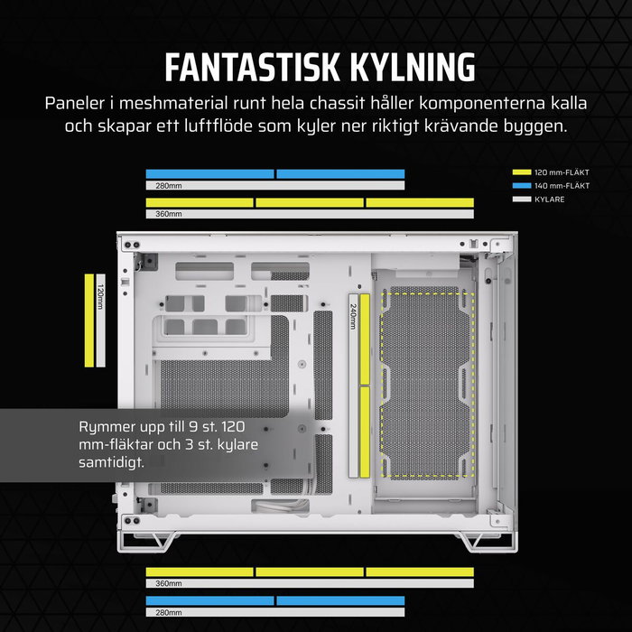 Corsair 2500X Boîtier PC mATX Noir/Aluminium Obsidien Corsair 2500X Boîtier PC mATX Noir/Aluminium Obsidien