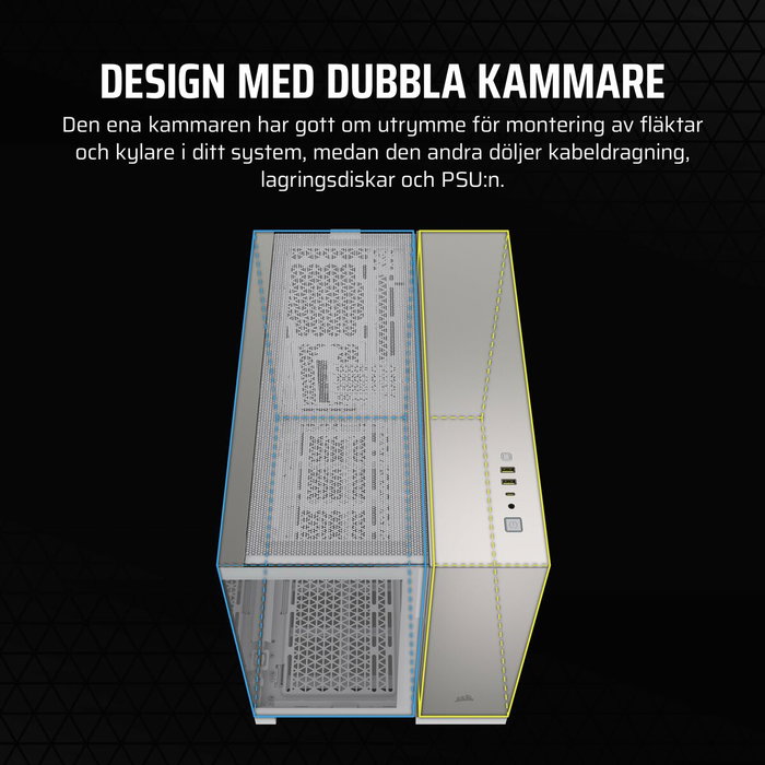 Corsair 2500X Boîtier PC mATX Noir/Aluminium Obsidien Corsair 2500X Boîtier PC mATX Noir/Aluminium Obsidien