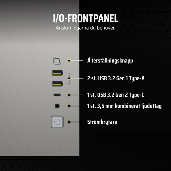 Corsair 2500X Boîtier PC mATX Noir/Aluminium Obsidien Corsair 2500X Boîtier PC mATX Noir/Aluminium Obsidien
