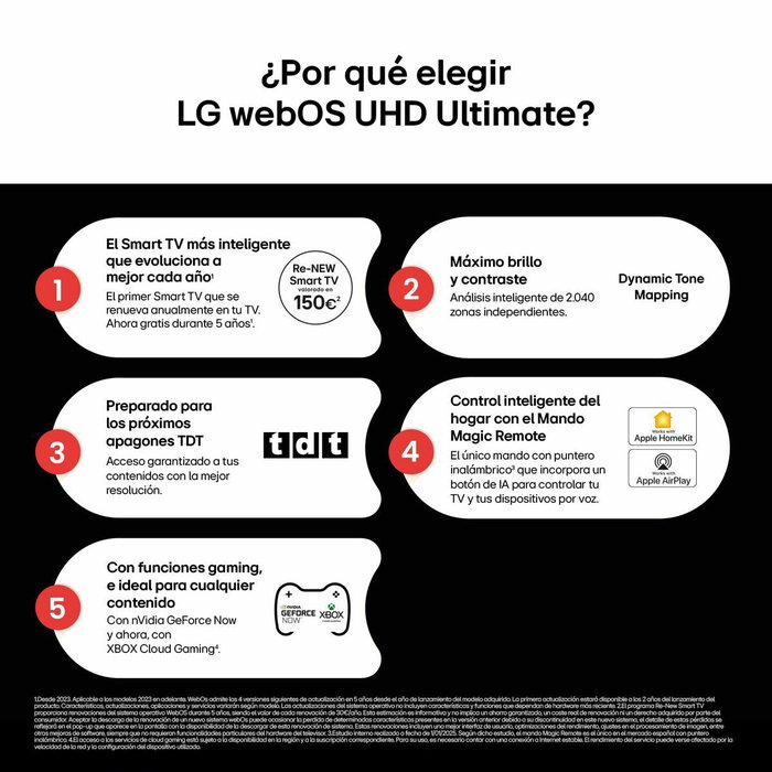 TV intelligente LG 50UA75006LA.AEU 4K Ultra HD 50" LED