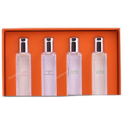 Hermès Coffret Un Jardin : 4 Eaux de Toilette de 15 ml