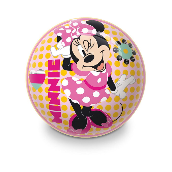 Unice Pelote Bioball Minnie Mouse, pelote gonflable de 130 mm de diamètre, pour enfant de +3 ans