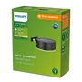 Philips Vynce - Applique murale solaire extérieure ronde, noir - Éclairage LED autonome sans fil