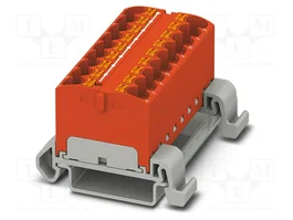 PHOENIX CONTACT PTFIX 18X4-NS35A RD Connecteur pour rail 32A 800V