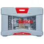 Bosch Coffret d'accessoires Premium 49 pièces pour perçage et vissage - Forets béton, métal, bois, embouts Quick-Change et butée de profondeur