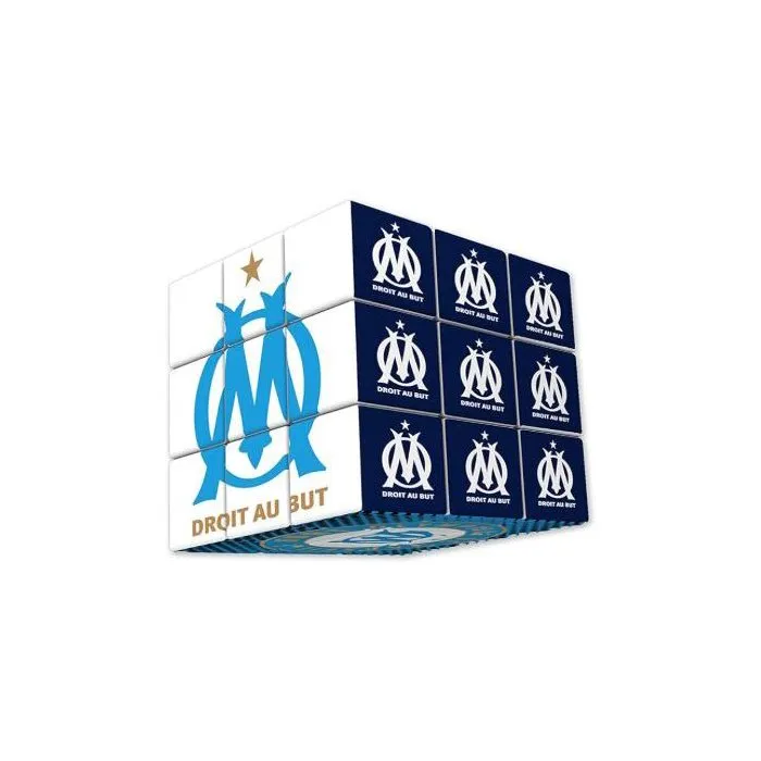 Megableu Cube 3x3 Olympique de Marseille - Casse-tête à partir de 7 ans en français