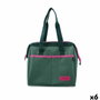 Quid Ensemble de sac alimentaire réutilisable Sarao Vert Textile Sans BPA (6 Unités)