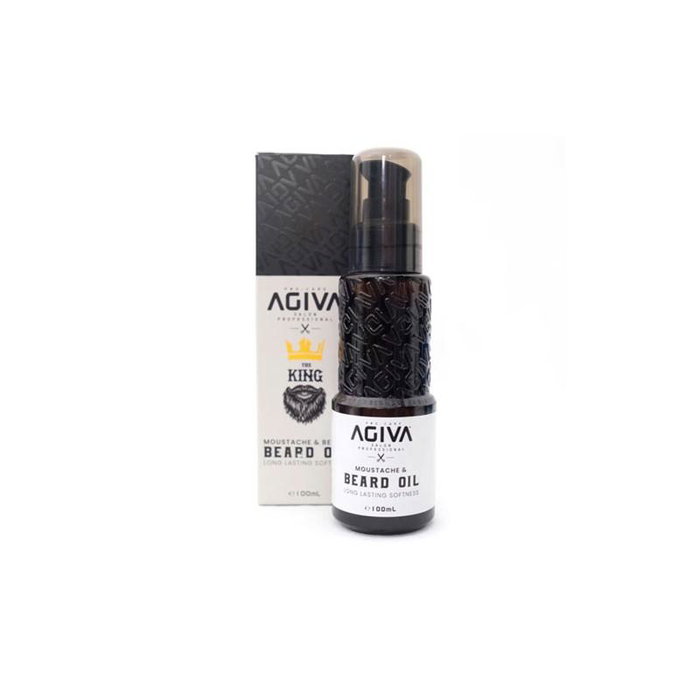 Agiva Huile pour Barbe et Moustache - 100 mL - Formule aux huiles naturelles - Fortifie, adoucit et apporte brillance Agiva Huile pour Barbe et Moustache - 100 mL - Formule aux huiles naturelles - Fortifie, adoucit et apporte brillance