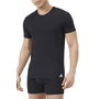 T-shirt à manches courtes homme Adidas Crew 2P Active Flex Noir